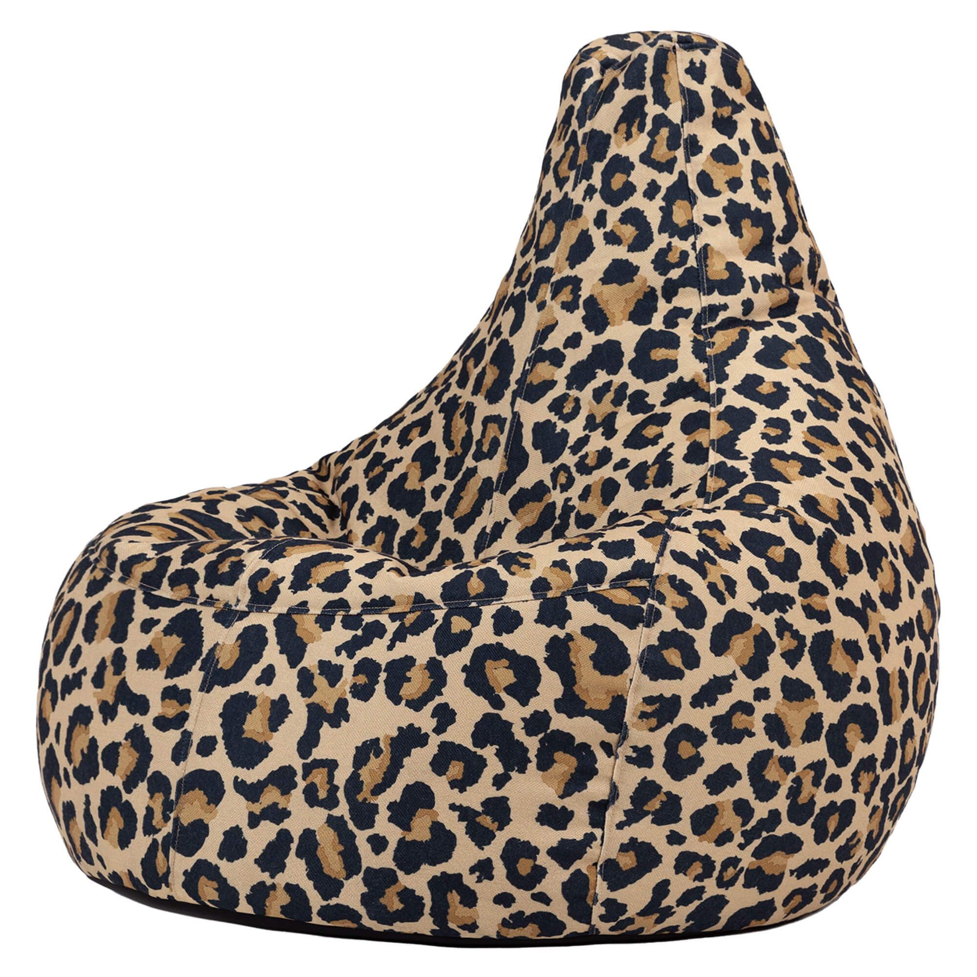 Icon Dalton Leopard Sitzsack XXL Gaming Sitzsack Schwarz - Bild 2
