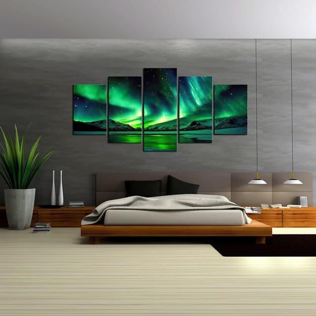 Visario Bild mit Rahmen Polarlicht