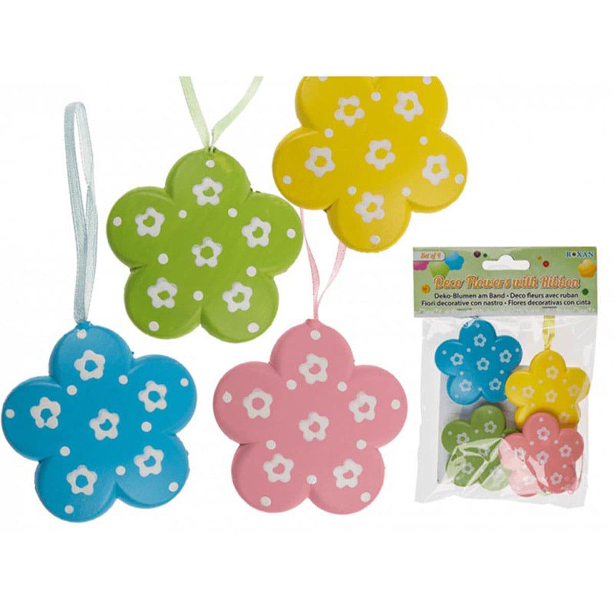 Out of the Blue Blumenanhänger 4er Set 6cm