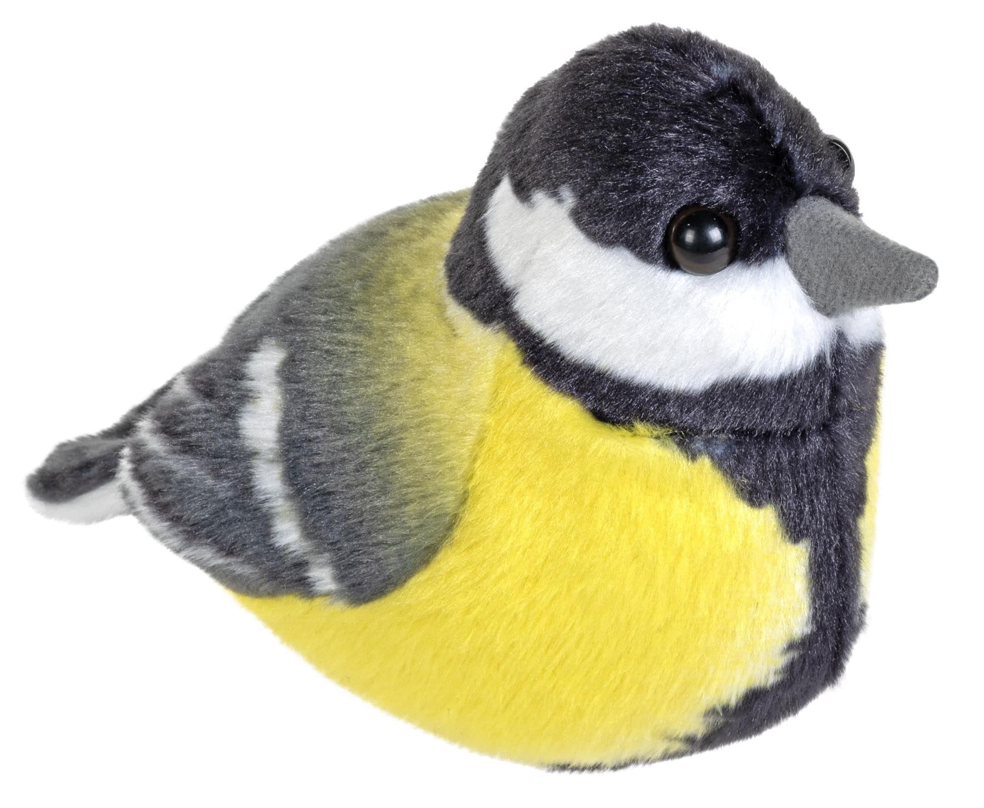 Teddys Rothenburg Kohlmeise 17 cm Kuscheltier mit Stimme