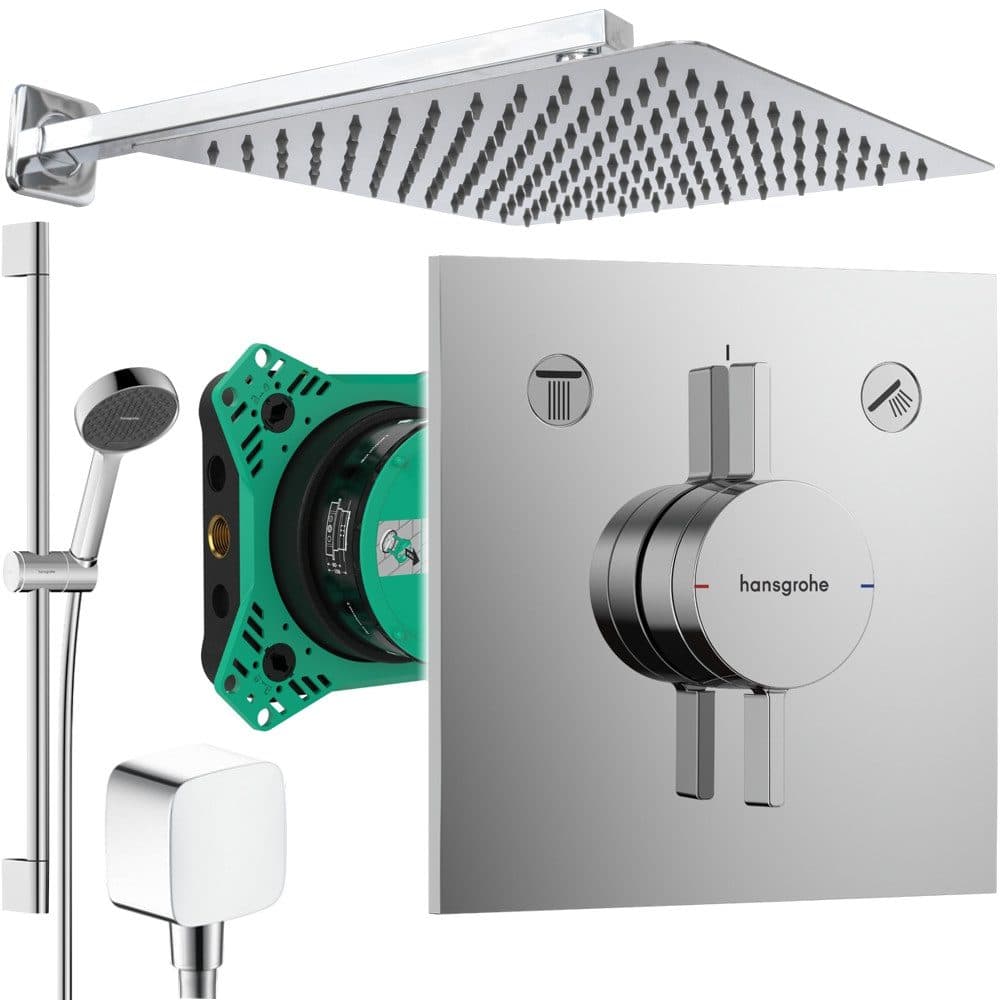 Hansgrohe DuoTurn E Unterputz Duschsystem mit Regendusche