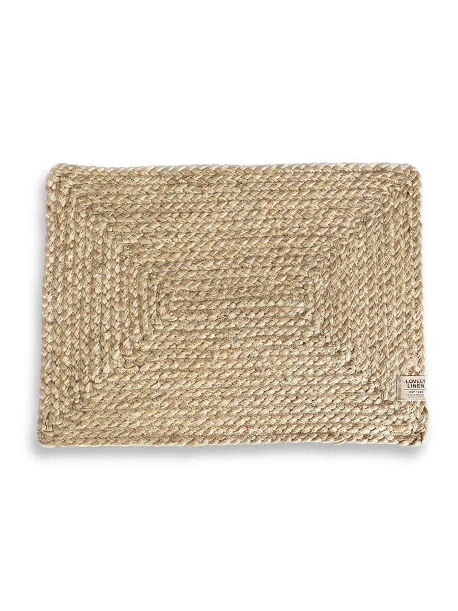 Lovely Linen Breezy Tischset Jute Natural Beige 33x45 cm