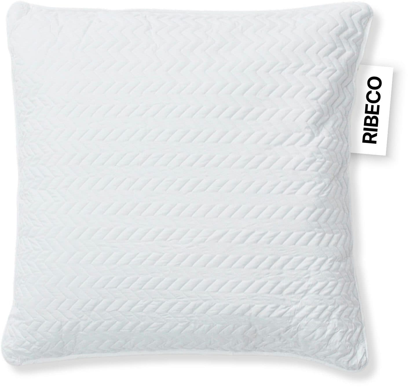 RIBECO Nackenstützkissen Luca Weiß Microfaser Taschenfederkern - Bild 2