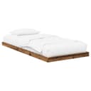vidaXL Bett Bodenbettrahmen Altholz 86,5 x 200 cm Holzwerkstoff Bild 2