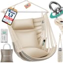 KESSER Hängesessel Haiti 150kg Traglast Beige mit 2 Kissen Bild 2