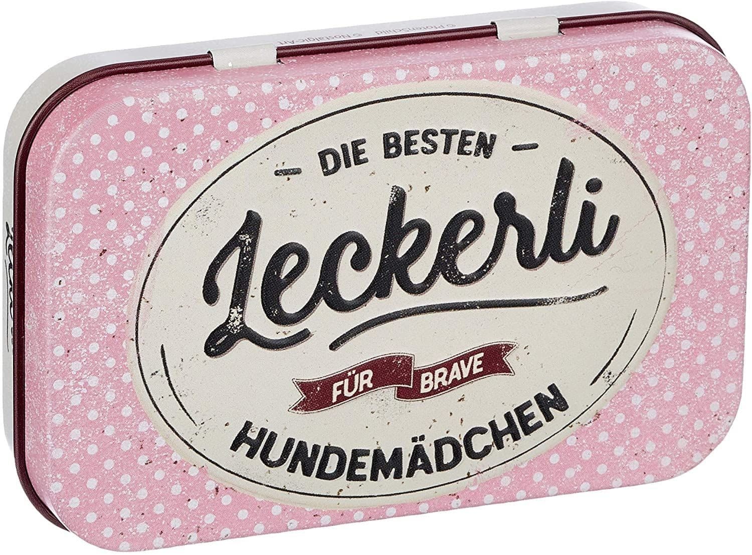 Nostalgic-Art Aufbewahrungsdose Leckerli-Dose PfotenSchild Brave Hundemädchen - Bild 2