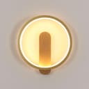 Riserva Wandleuchte Runde Holz-Optik 13W LED Warmweiß Modern Bild 2