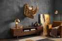 Riess Ambiente Wanddeko Nashorn 60cm Gold Bild 2