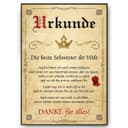 Tigerlino Poster Beste Schwester Urkunde Bild Geschenk von Bruder Bild 2
