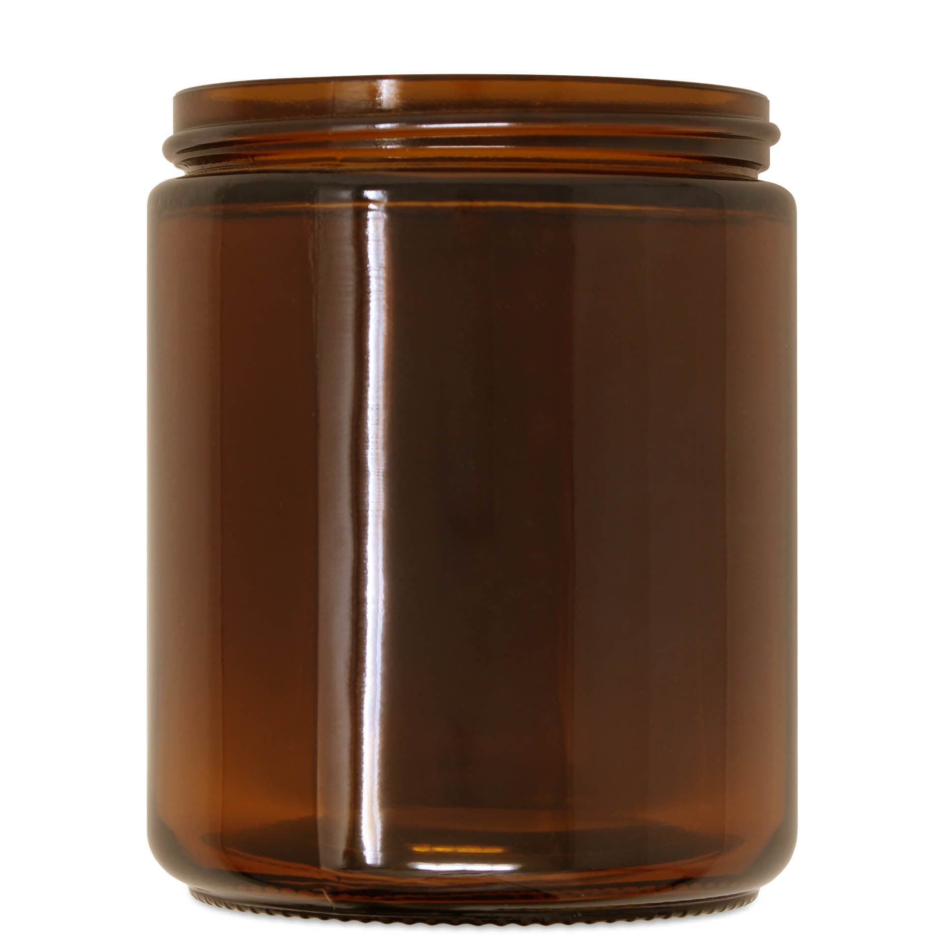 DistrEbution Glastiegel 150 ml mit Schraubdeckel Braun/Schwarz - Bild 2