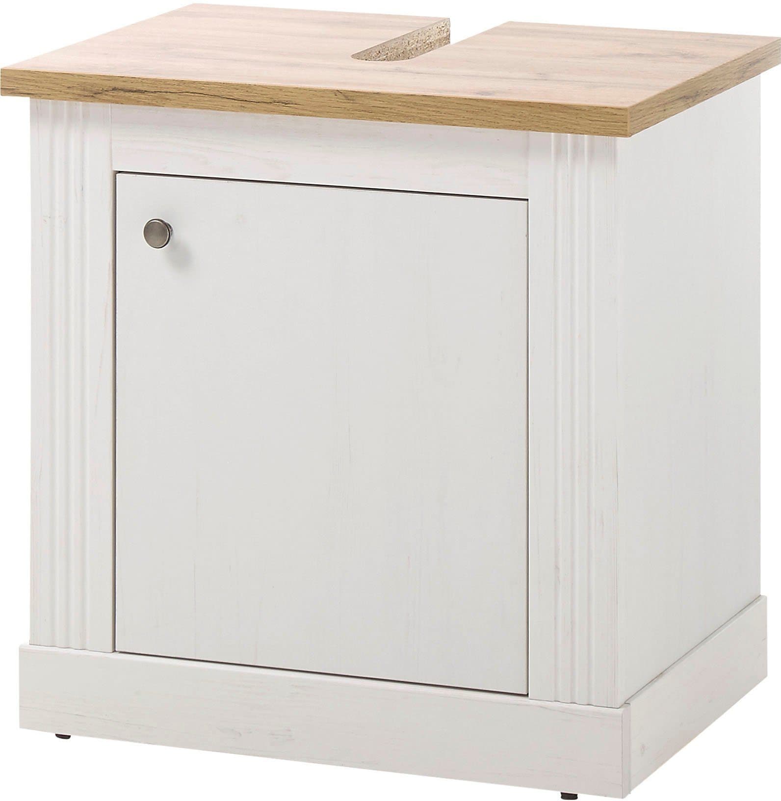 OTTO HOME WESTMINSTER Waschbeckenunterschrank Landhausstil Weiß - Bild 2