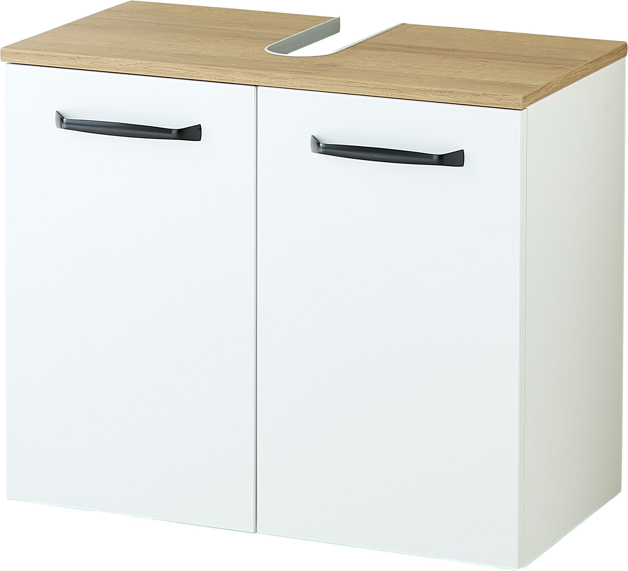 Waschbeckenunterschrank SAPHIR Quickset 500 2 Türen Weiß Matt Holzwerkstoff - Bild 2
