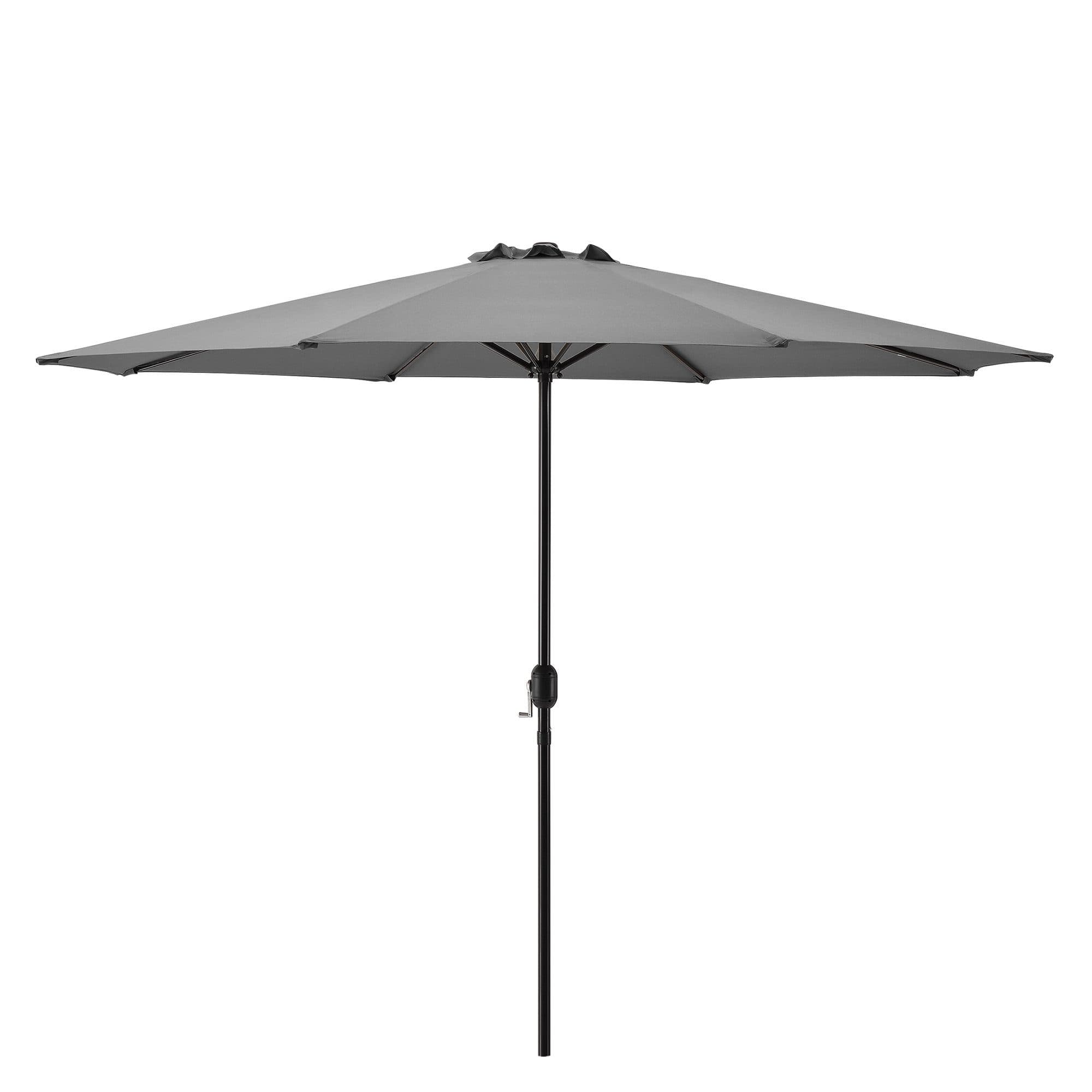 casa.pro Sonnenschirm Kurbelschirm Marktschirm 300x230cm Grau - Bild 2