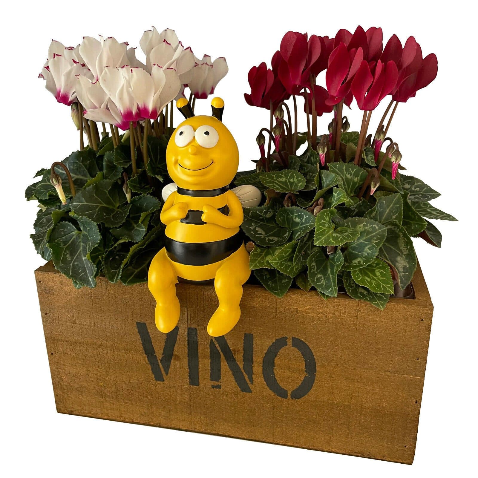 Online-Fuchs Gartenfigur Bienen als Kantenhocker für außen - Deko Figuren Tiere