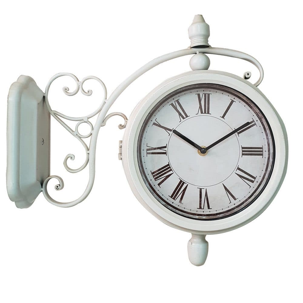 Dynasun Wanduhr Clock 14A537 Retro Vintage Metall