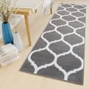 Tapiso Läufer LUXURY Taupe Kurzflor 8mm Bild 2