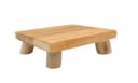 Spetebo Blumenständer Teak Natur Ecker Bild 2