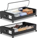 BlingBin Aufbewahrungsbox Unterbettkommode mit Rollen 78,1 x 43,2 x 16,5 cm Bild 2