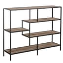 HOMCOM Bücherregal Standregal Industriell Beige/Schwarz Bild 2