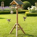 Zooprinz Vogelhaus XXL mit Ständer Wetterfest Massivholz Bild 2