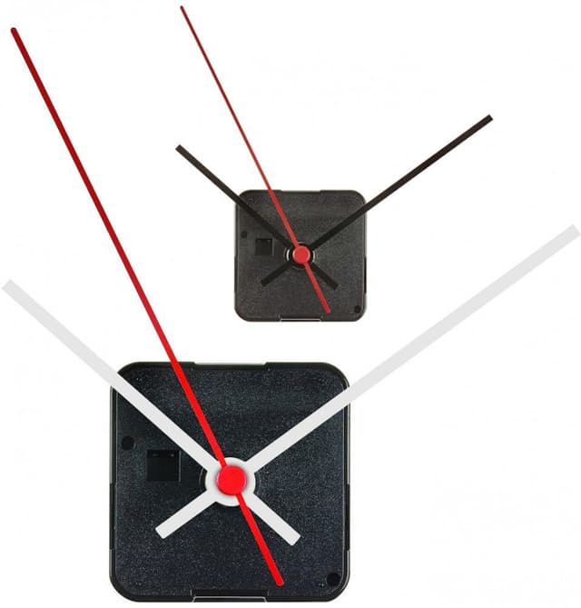 TFA Dostmann Analoges Sweep Uhrwerk mit 4 Zeiger-Sets - Design Ihre eigene Uhr