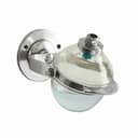 Stilvoller Seifenspender aus Messing und Glas Bild 2