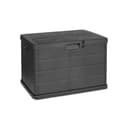 Mojawo Auflagenbox Kissenbox Sitzbank Anthrazit Kunststoff 170L Bild 2