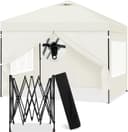 EUGAD Pavillon 3x3 m mit Seitenwänden höhenverstellbar UV-Schutz wasserfest Bild 2