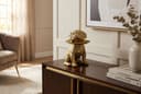 riess-ambiente Bulldogge 35cm Gold Spardose mit Ablageplatte Bild 2