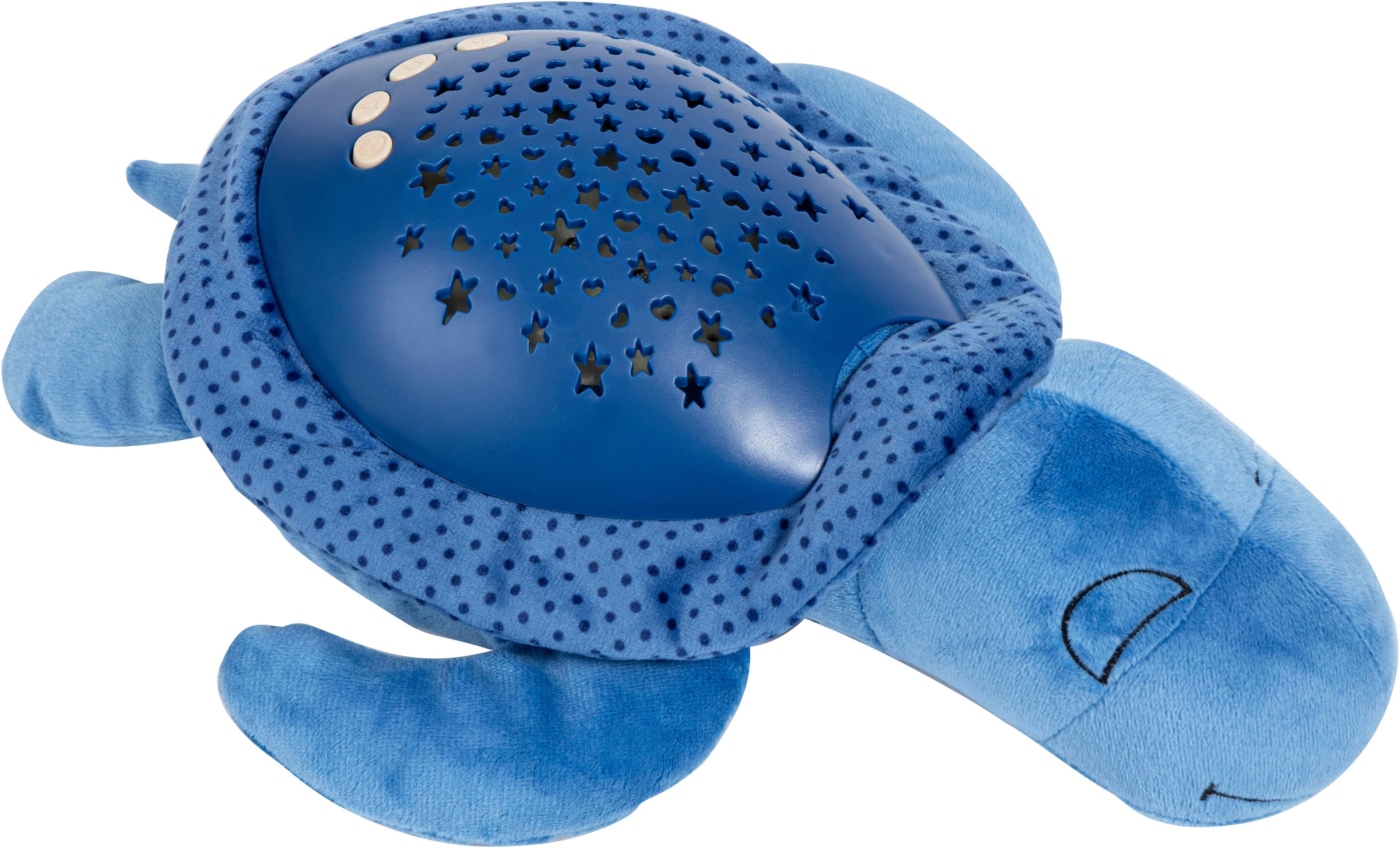Bayer Kuscheltier Nachtlichttier Schildkröte Blau mit Lichtprojektion und Soundfunktion - Bild 2