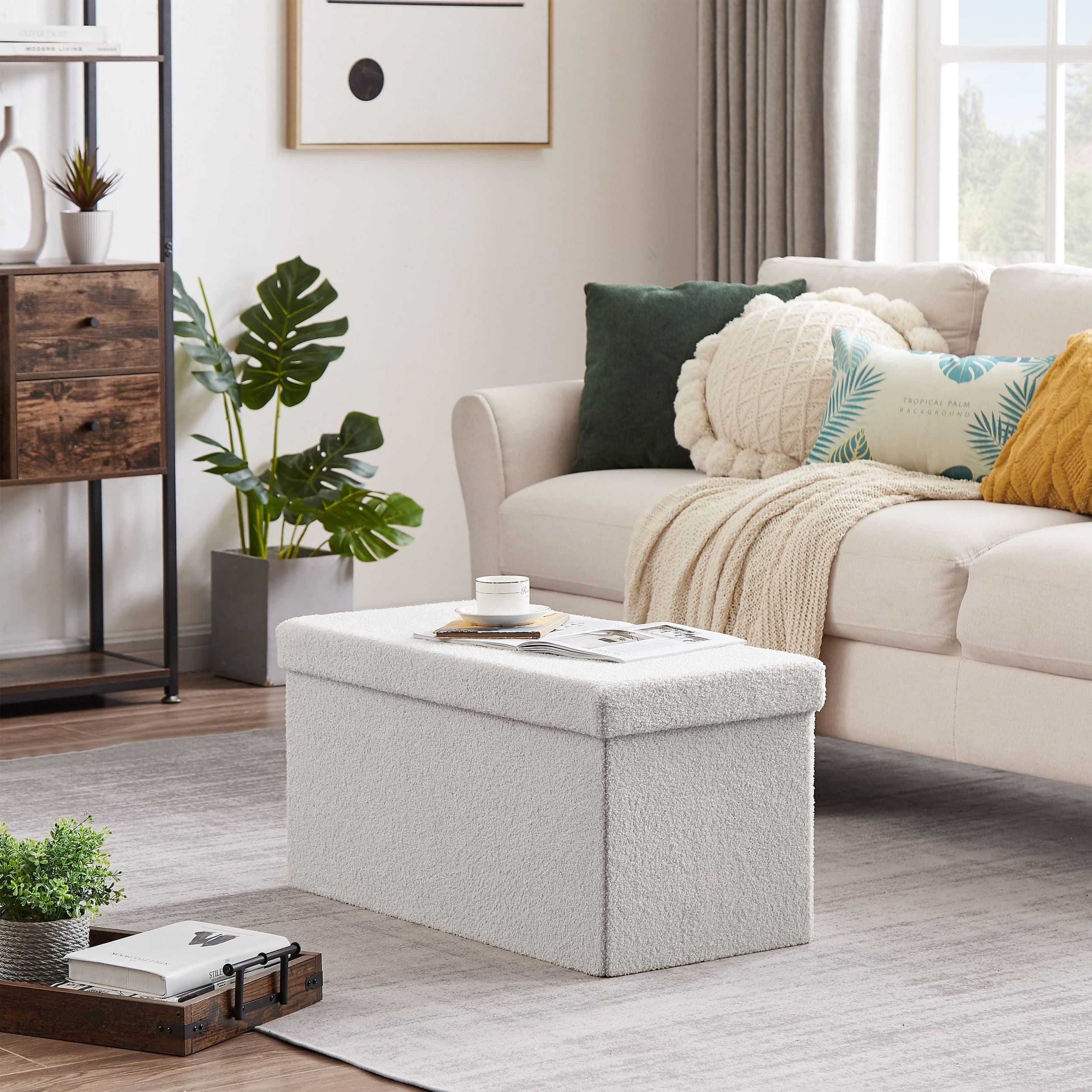 Zedelmaier Sitzbank Hocker mit Stauraum - Faltbar & Abnehmbar