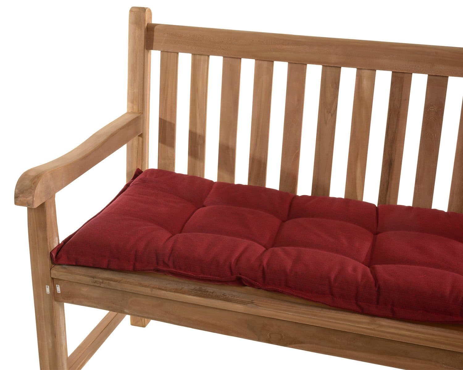 Sun Garden Bankauflage Naxos Dunkelrot Polyester