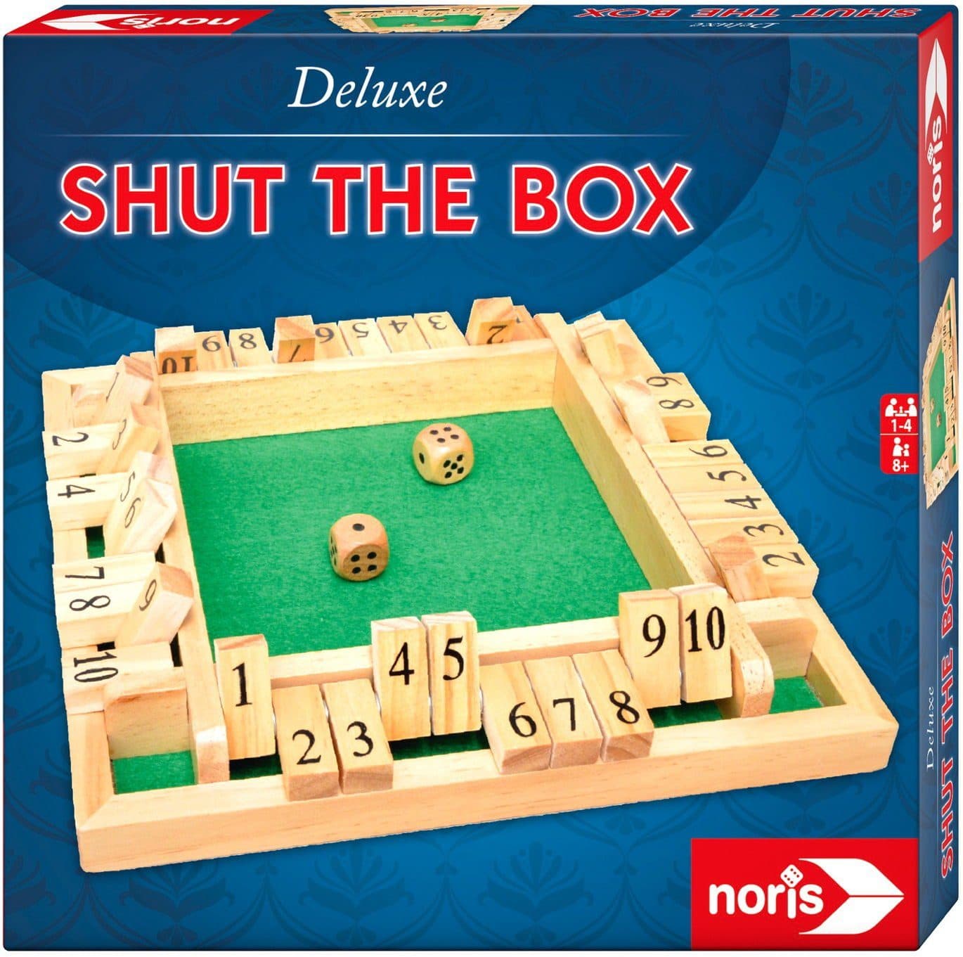 Noris Spiel Deluxe Shut the Box Holz 2-4 Spieler - Bild 2