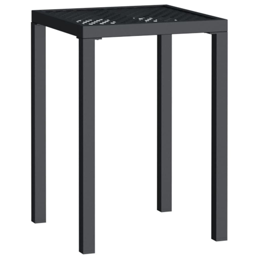 vidaXL Gartentisch Anthrazit Stahl Mesh-Design - Bild 2