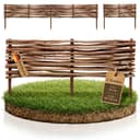 BooGardi Beeteinfassung Haselnuss 60x20 cm Bild 2