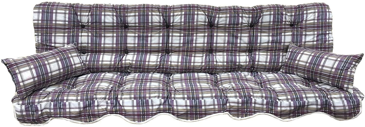 Kühnemuth Auflagekissen Set Hollywoodschaukel 180x50 cm