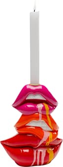KARE DESIGN Kerzenständer Lips Bunt Handbemalt Kussmund Form Bild 2