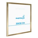 PHOTOLINI Bilderrahmen Modern Gold 30x30 cm mit Acrylglas Bild 2