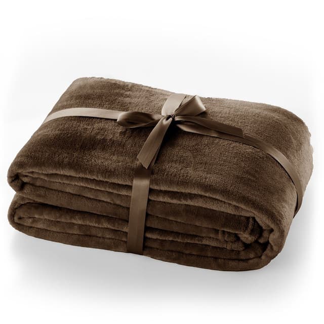 DecoKing Wohndecke Super Soft Kuscheldecke Braun