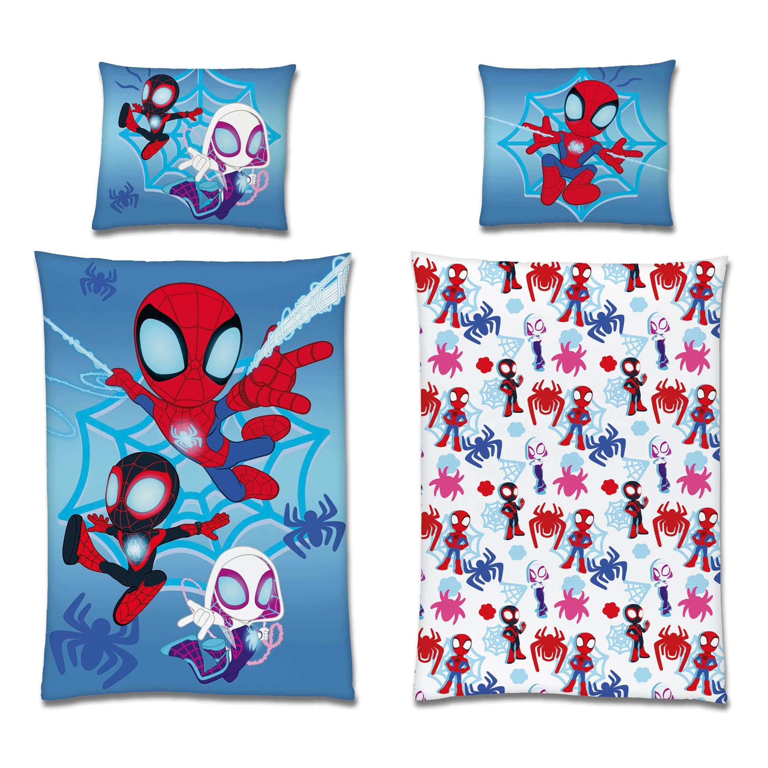 Familando Spidey Kinderbettwäsche 135x200 cm 100% Baumwolle - Bild 2