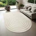 THE CARPET Teppich Everest Beige Hoch-Tief-Effekt Modern Bild 2