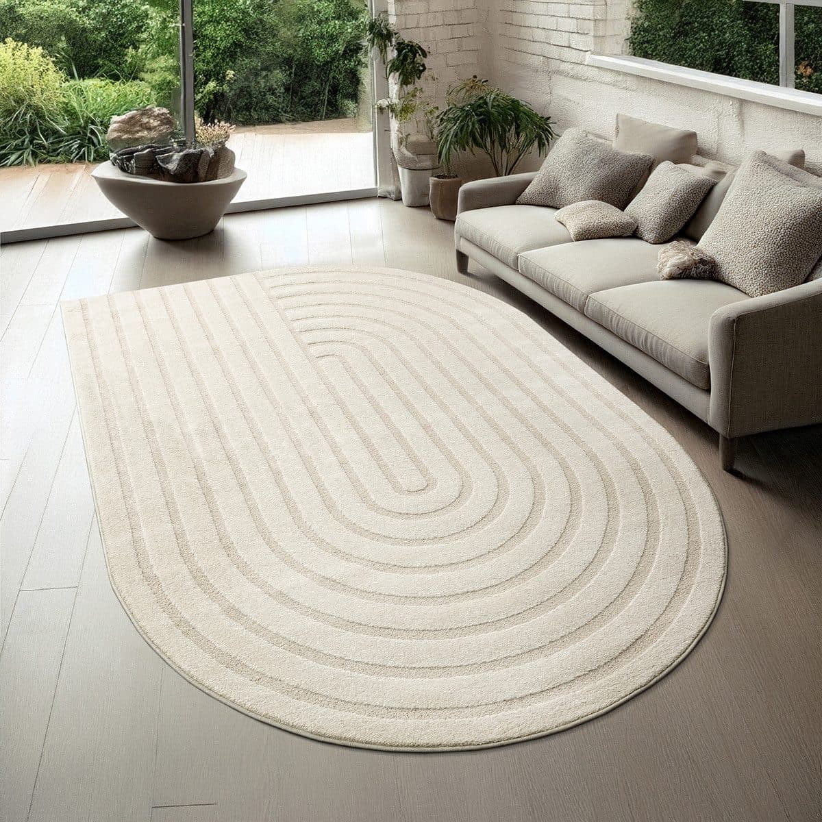 THE CARPET Teppich Everest Beige Hoch-Tief-Effekt Modern - Bild 2
