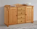 Home Affaire Kommode Sideboard mit 3 Schubladen und 2 Türen, Kiefer Bild 2