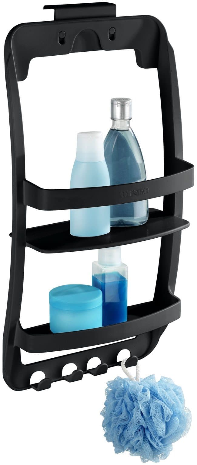 WENKO Badregal Universal Schwarz Kunststoff - Bild 2