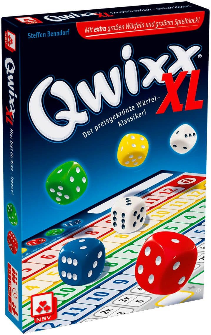 Cartamundi Spiel Senioren Qwixx XL Seniorenspiel Made in Germany - Bild 2