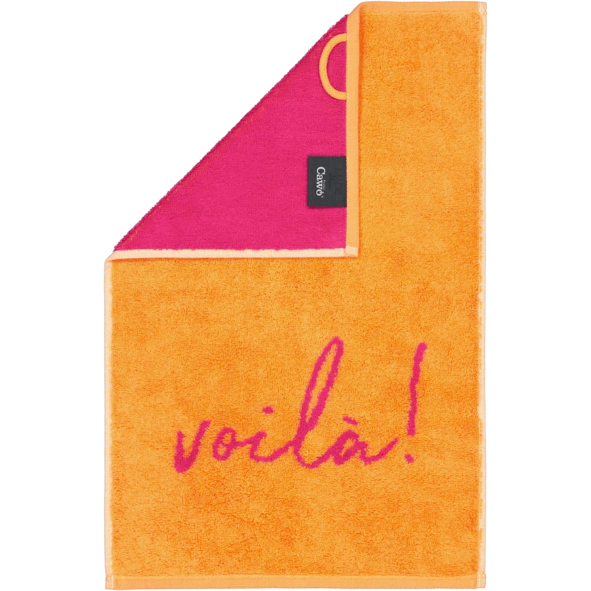 Gästetuch voilà! Orange Baumwolle - Bild 2