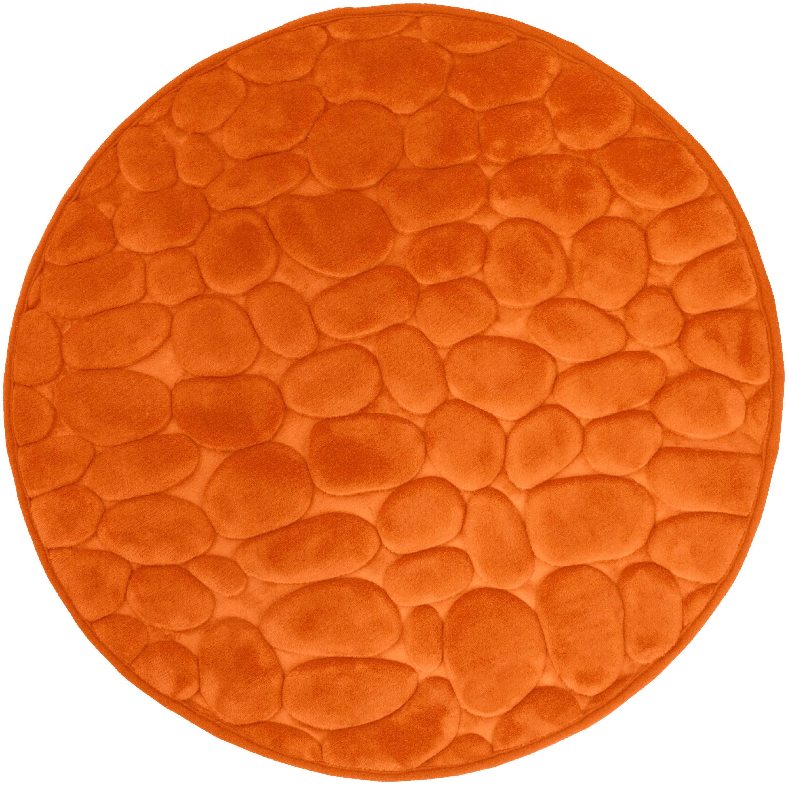 Euroshowers Badematte Bellarina Orange Memory Funktion Rutschhemmend