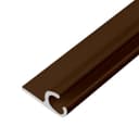 LYSEL® Aluminium Kederschiene 45° Braun Pulverbeschichtet Bild 2