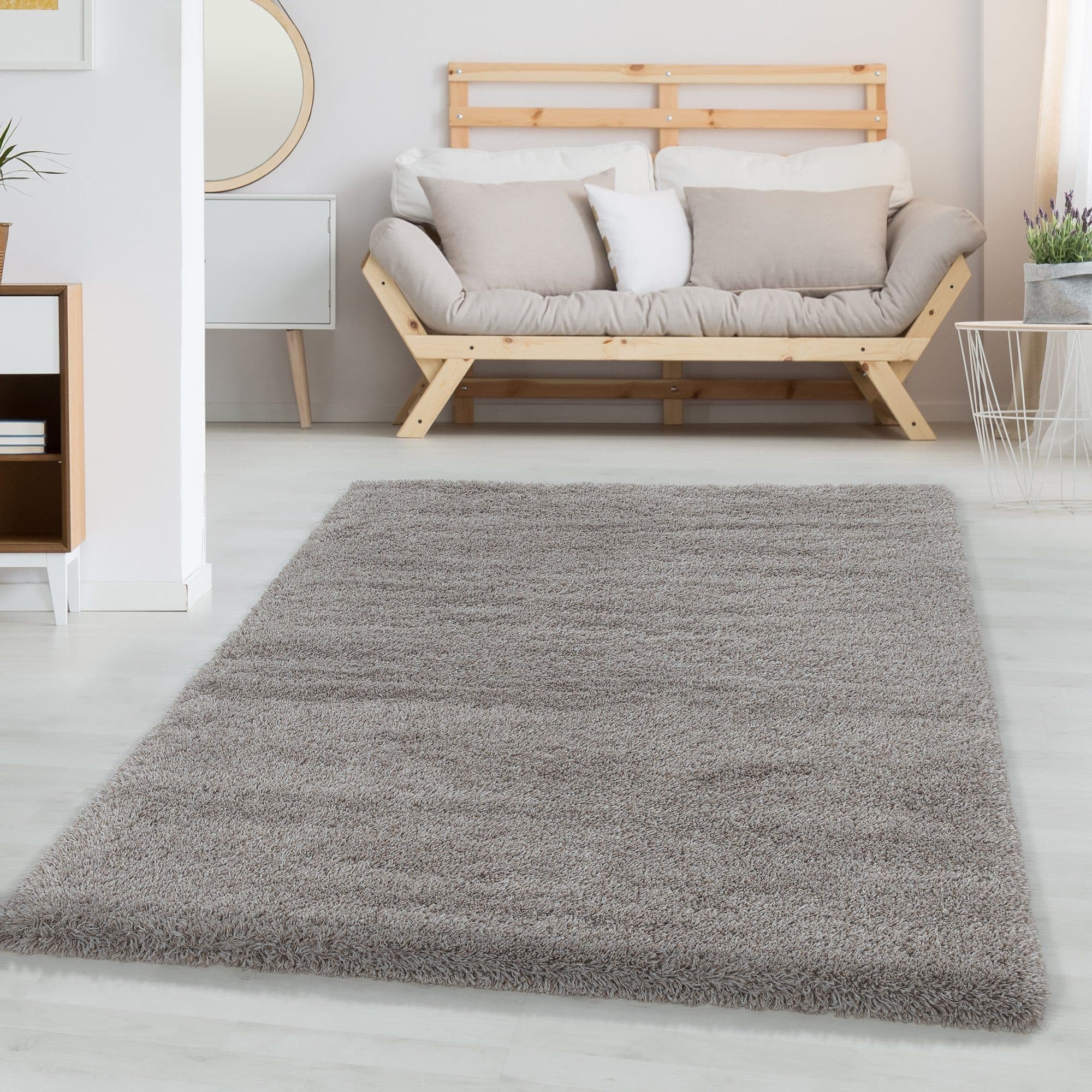 Carpettex Hochflor-Teppich Beige Läufer Modern - Bild 2