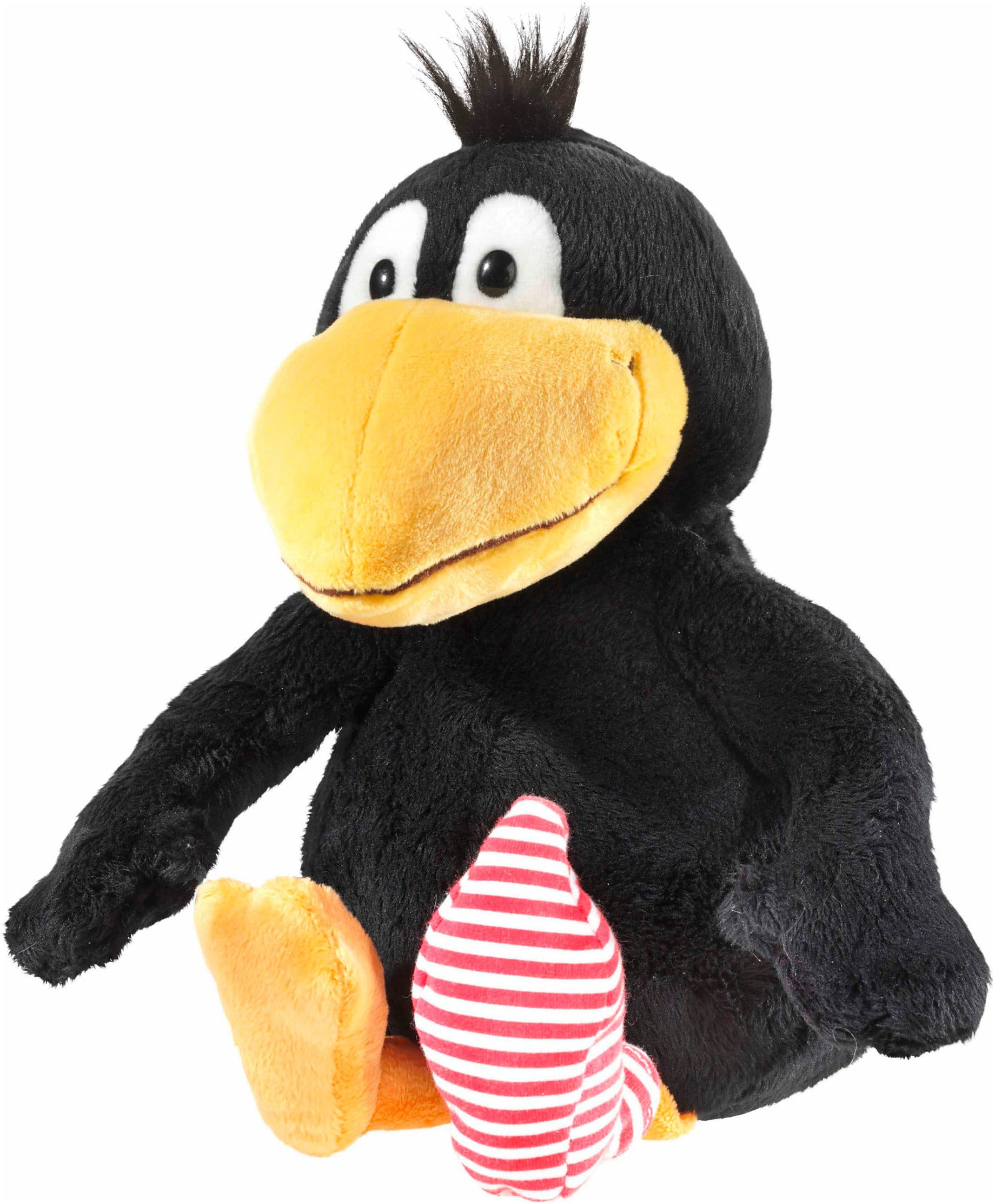 Heunec® Plüschfigur Rabe Socke 25 cm Gelb Schwarz